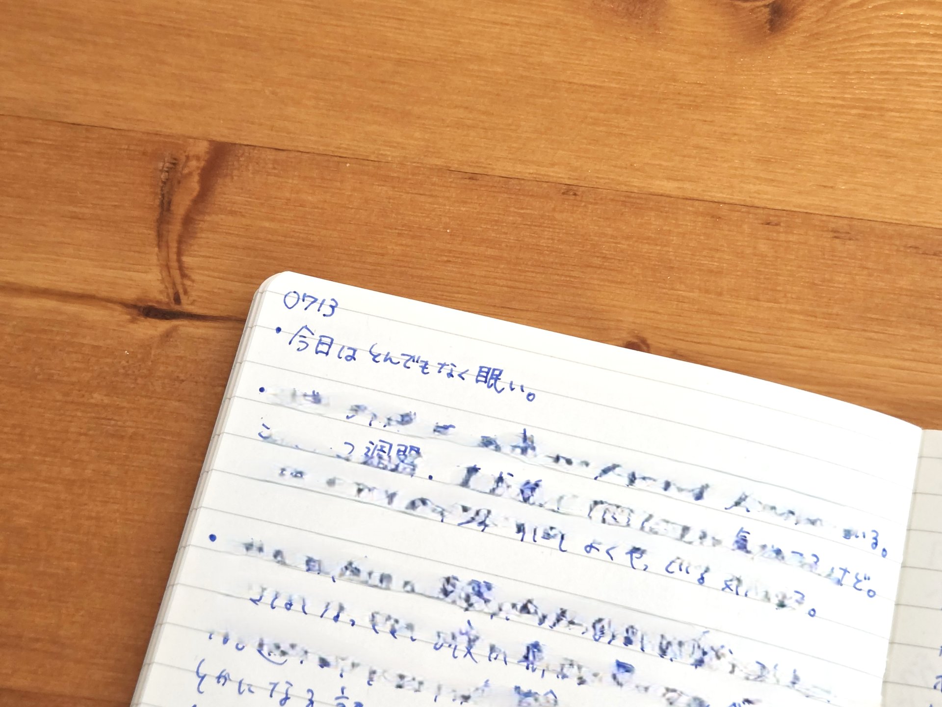 何を書いてもいいんです。例え無意味な"とんでもなく眠い"であっても……。