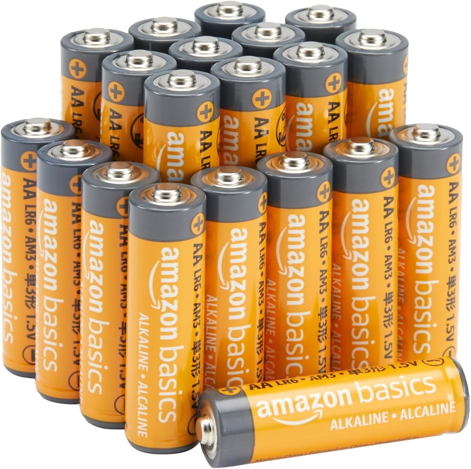 Amazonベーシック 単3形アルカリ乾電池 20本セット